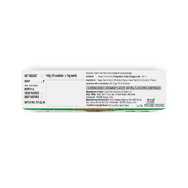 Wagh Bakri Elaichi Instant Chai Tea Premix Powder, 140 g-2.webp